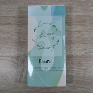 Benafee Virgin Human Hair Clip-In Extension #33 Brown 18” 70g New Open Box